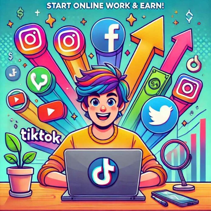 How to Start Online Work and Earn Money Using Social Media